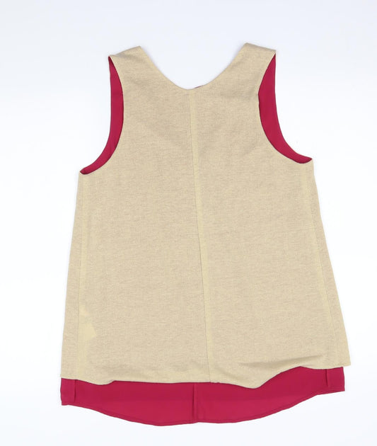 Avon Womens Gold Basic Tank Size 10