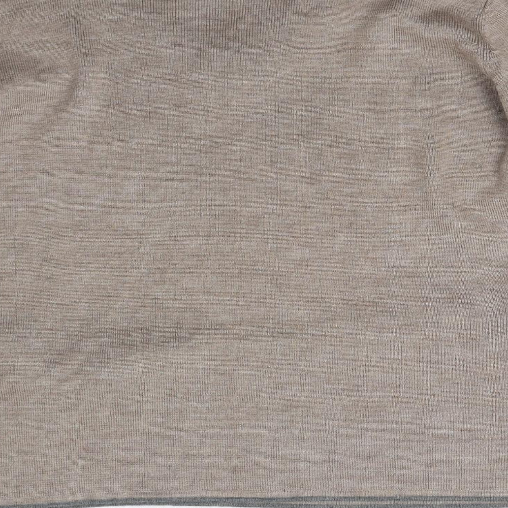 Preworn Womens Beige Knit Pullover Jumper Size M