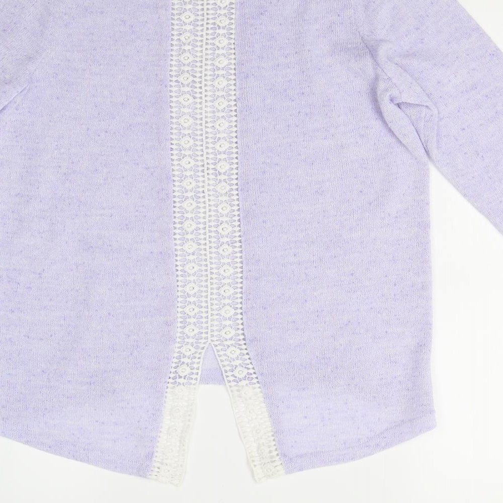 New Look Womens Purple Pullover Jumper Size 10