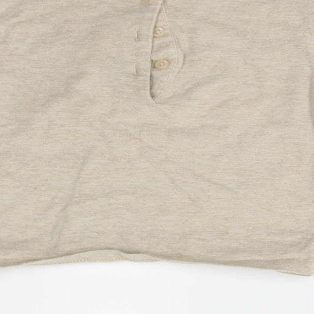 M&S Baby Beige Basic T-Shirt Size 12-18 Months
