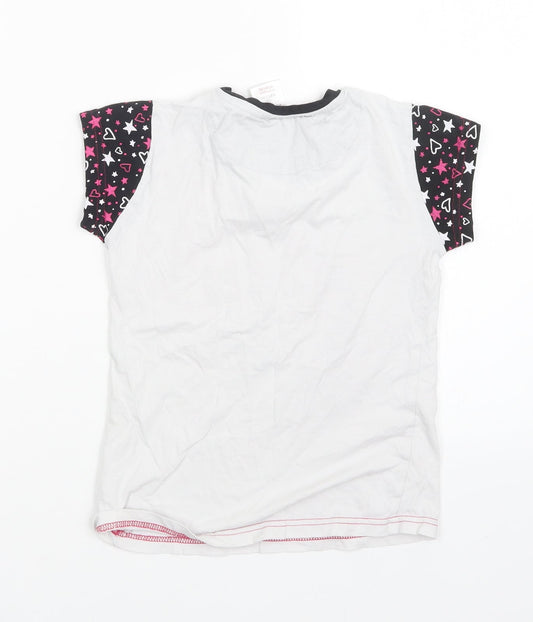 Pyjamas.com Girls White Top Pyjama Top Size 6-7 Years