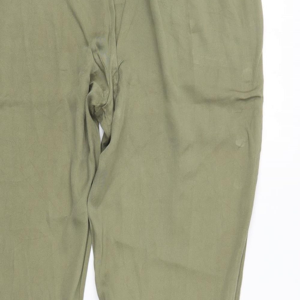 Papaya Womens Green Trousers Size 20 L28 in