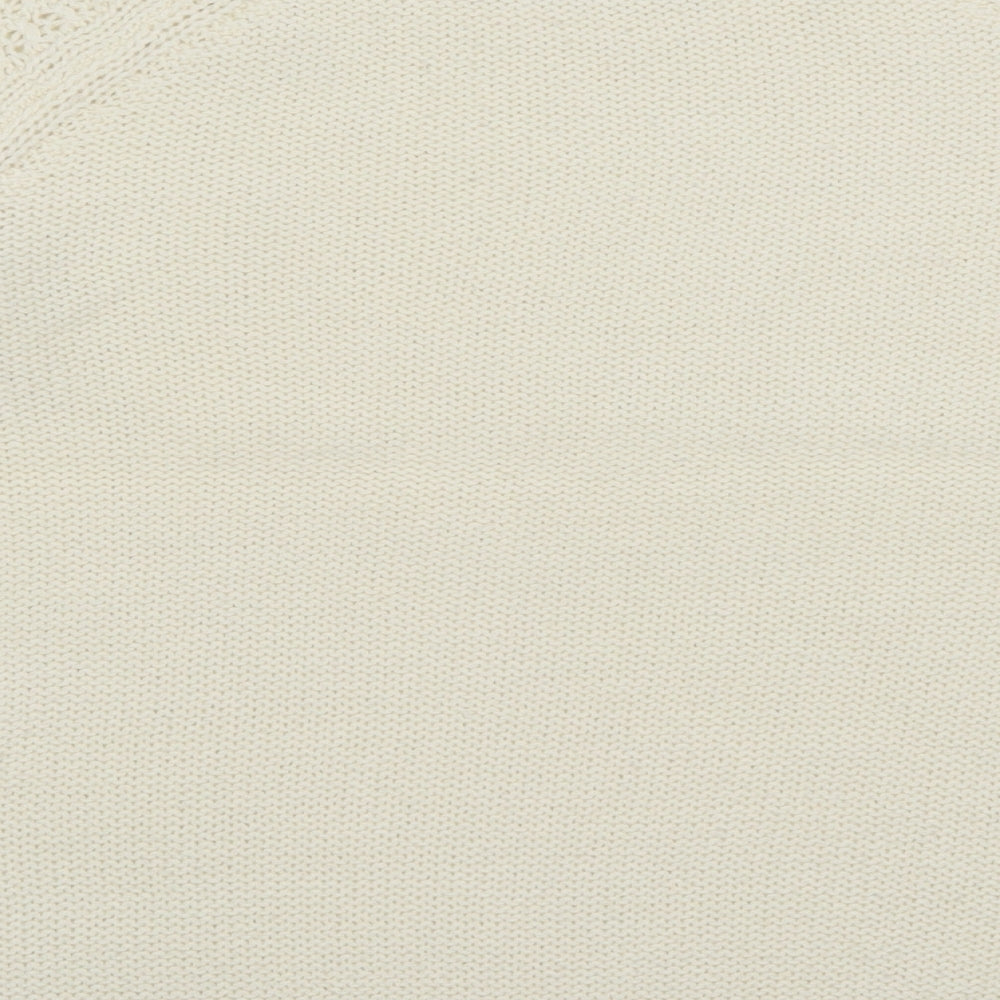 Matalan Womens Ivory Knit Pullover Jumper Size S