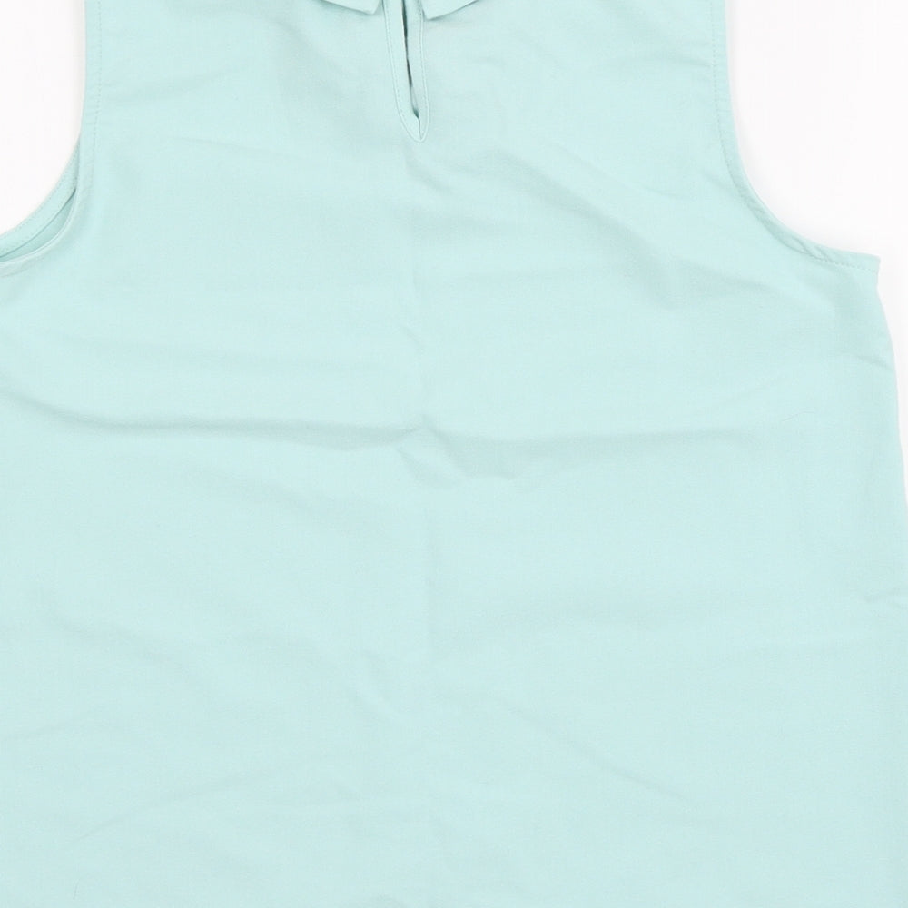 Candy Cou Girls Blue Basic Blouse Size 12-13 Years