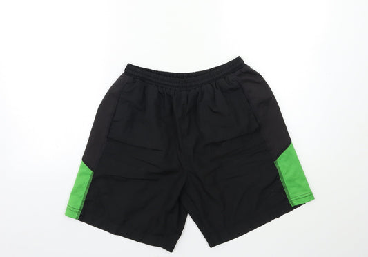 Preworn Mens Black Sweat Shorts Size 26 in
