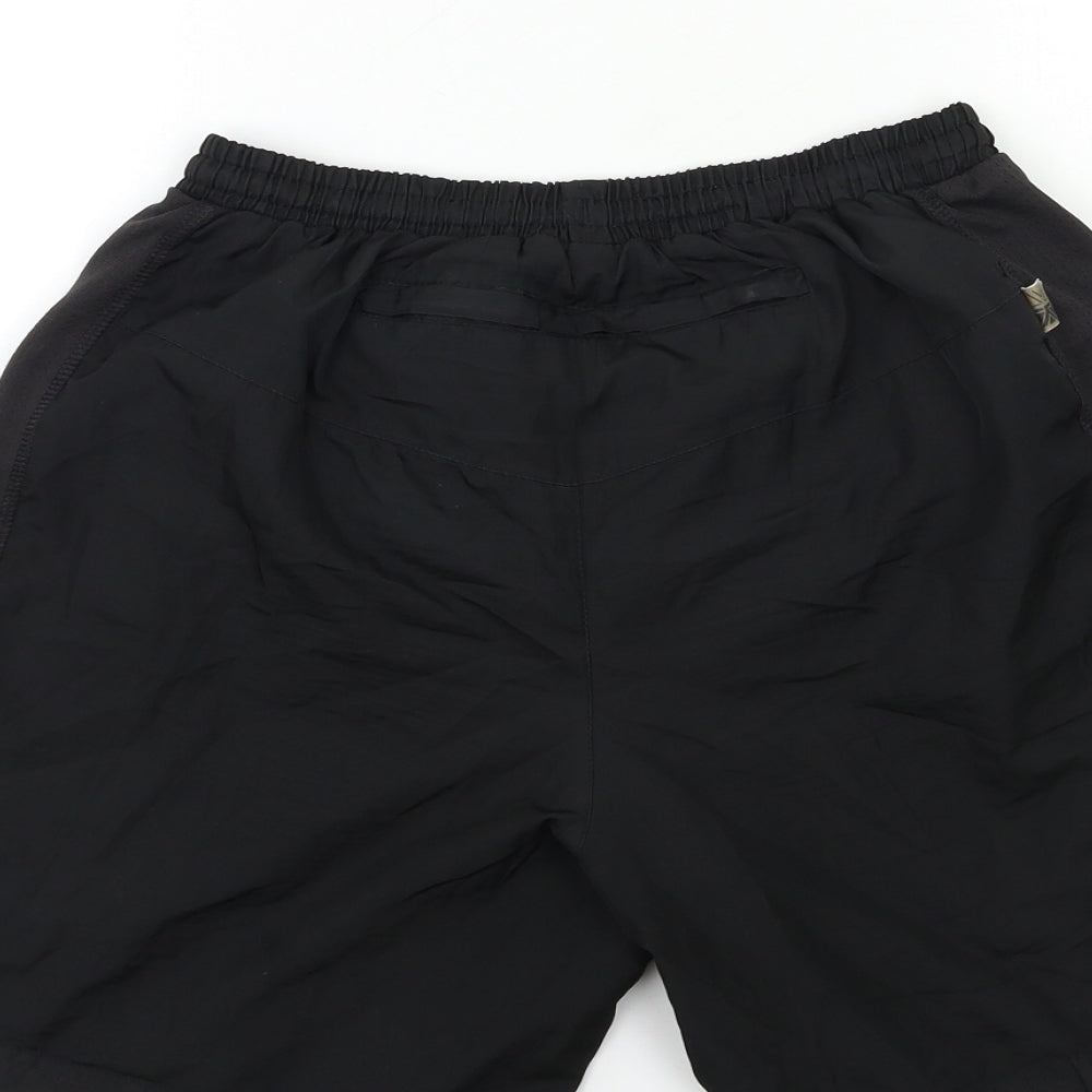 Preworn Mens Black Sweat Shorts Size 26 in