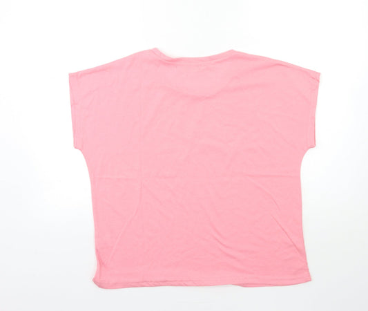 Studio Womens Pink Top Pyjama Top Size 12
