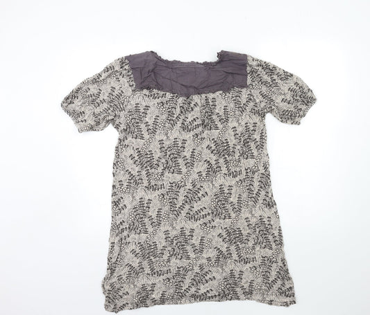 NEXT Womens Brown Basic T-Shirt Size 6