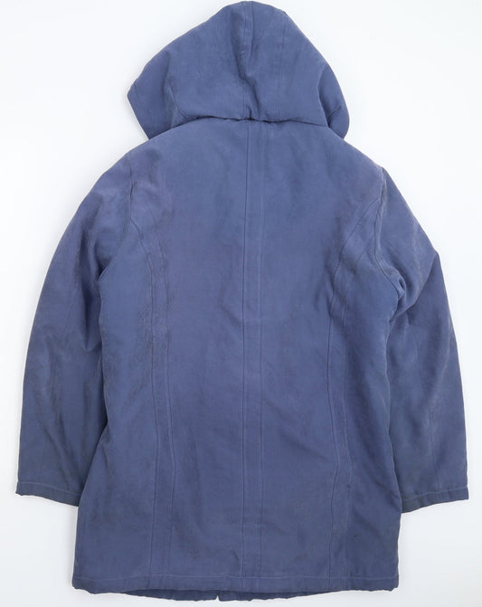 Katherine Hammond Womens Blue Jacket Coat Size 14