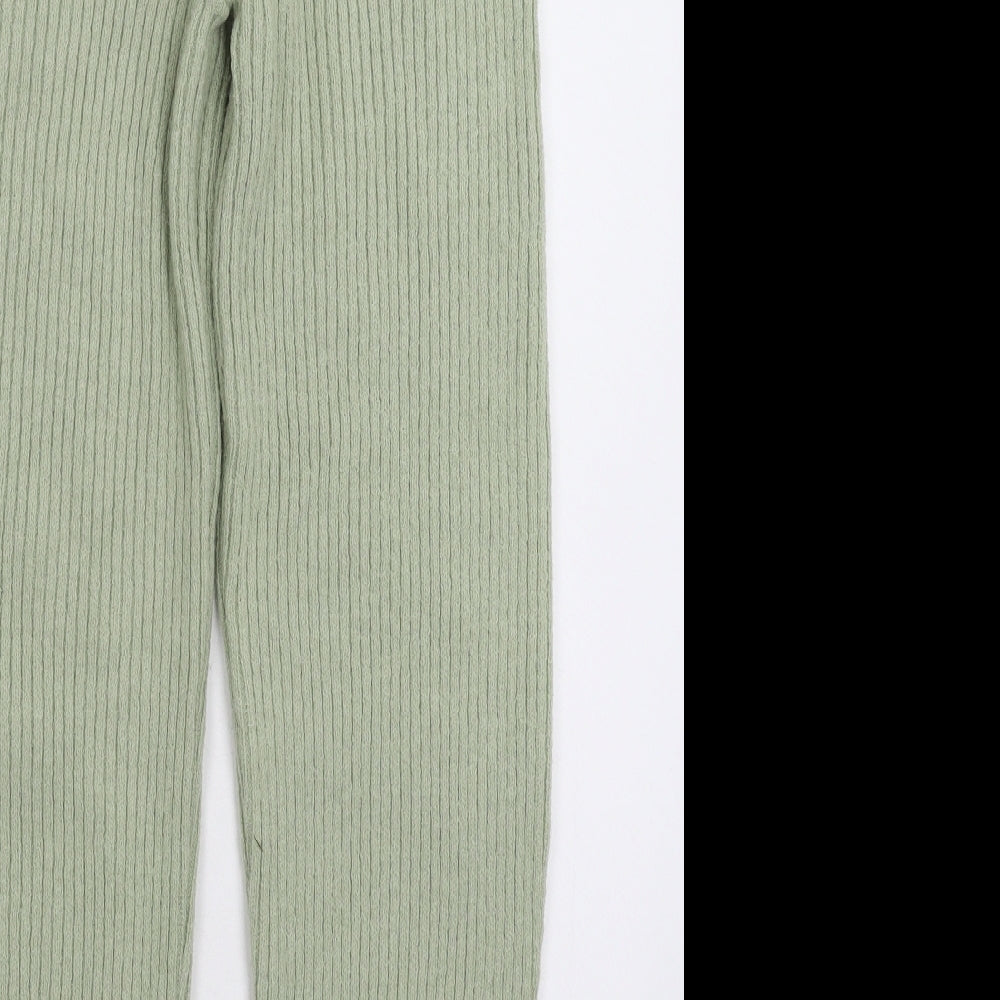 Marks and Spencer Womens Grey Knit Trousers Size 10 L26 in