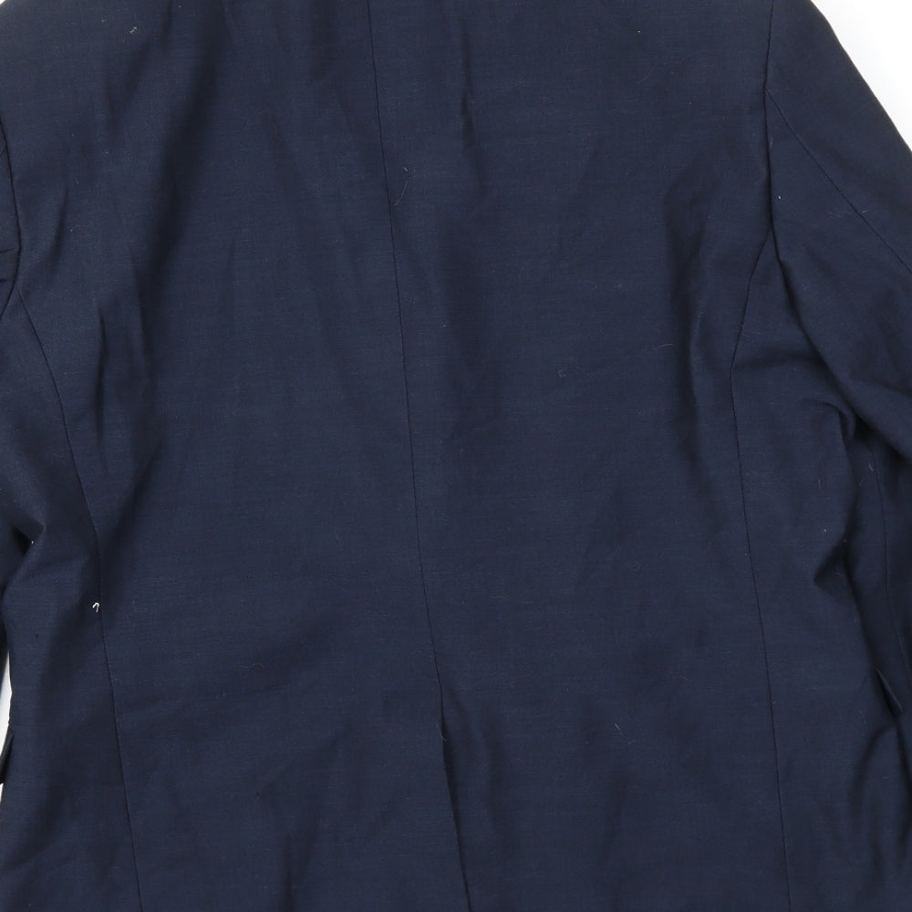 Cedar Wood State Mens Blue Jacket Blazer Size 42