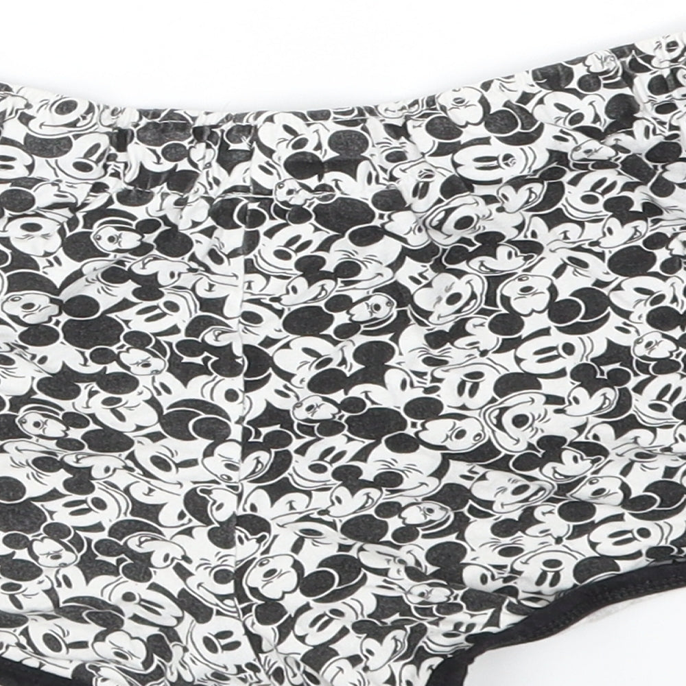 Disney Womens Multicoloured Animal Print  Cut-Off Shorts Size 6 - stretch waistband