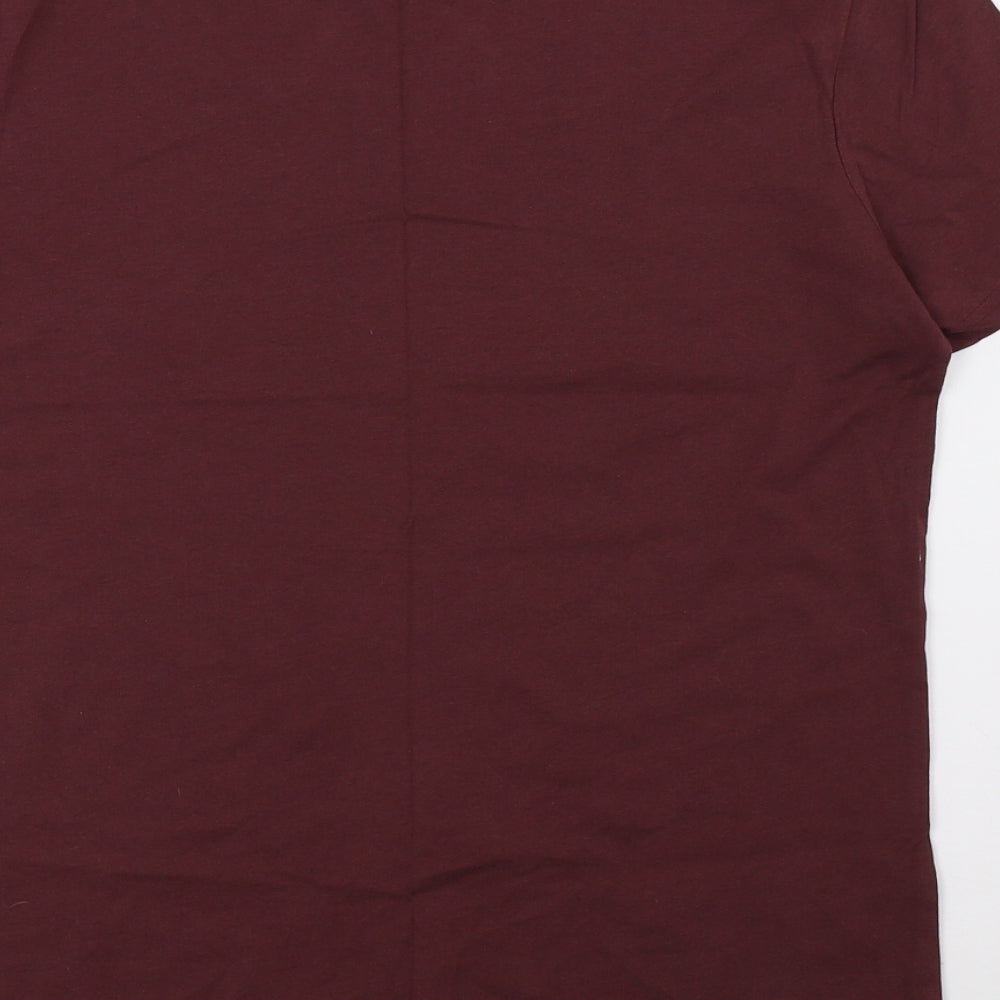 saisnburys Mens Red T-Shirt Size S