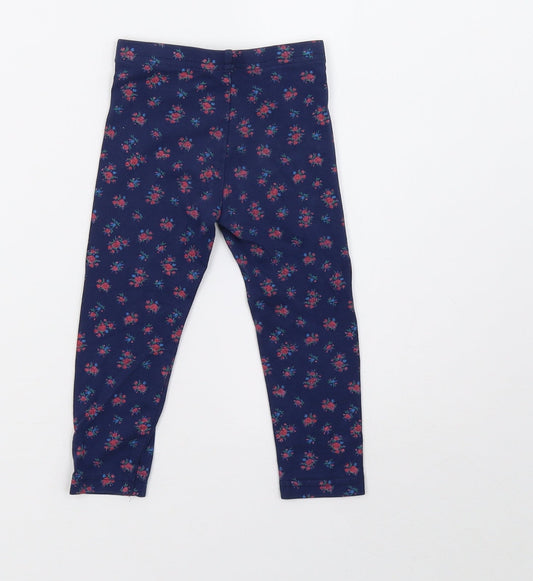 Primark Girls Blue Polka Dot Pyjama Pants Size 2 Years