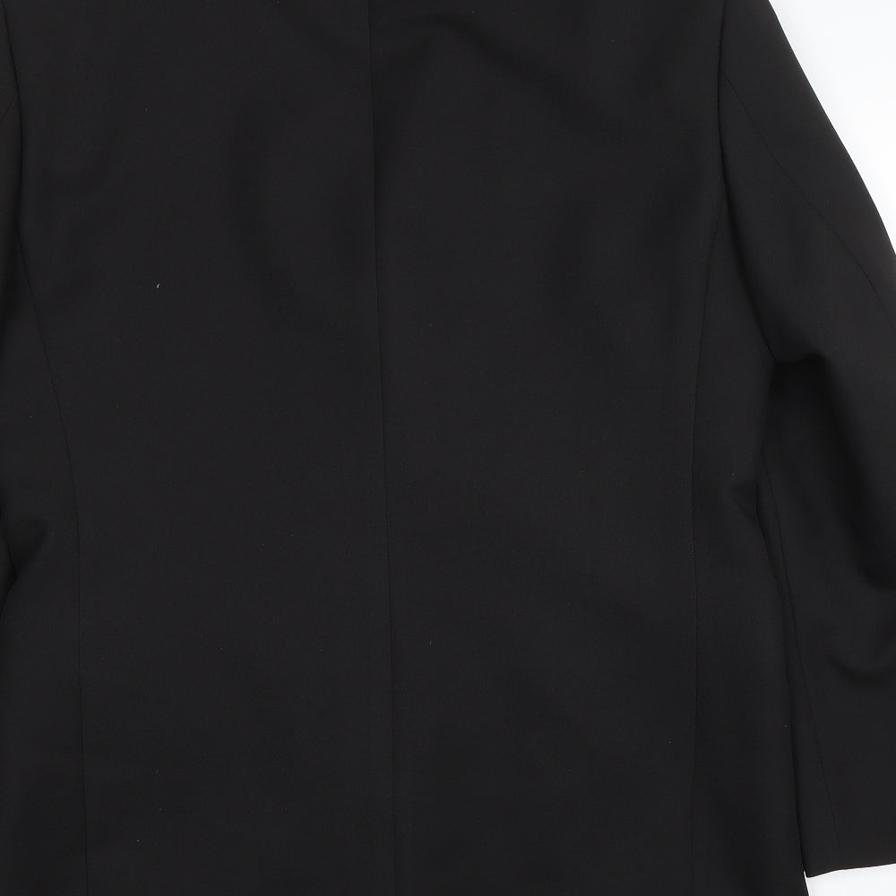 Taylor & Wright Mens Black Jacket Suit Size 40