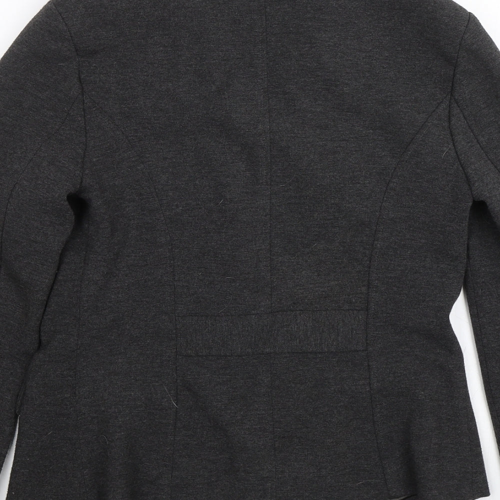 New Look Womens Grey Jacket Suit Size 12