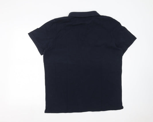 C&A Mens Blue Polo Size XL