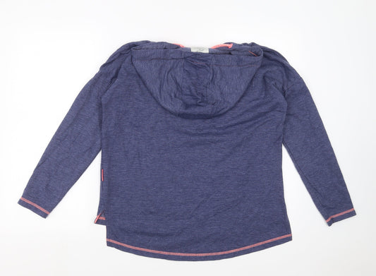 Love to lounge Womens Blue Pullover Hoodie Size M