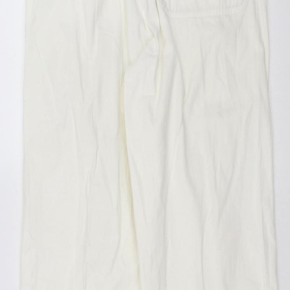 Preworn Womens White Trousers Size S L28 in