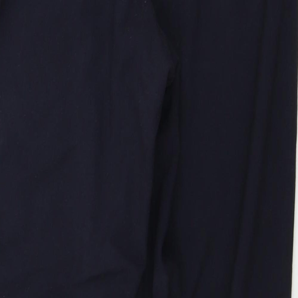 Marks and Spencer Womens Blue Trousers Size 6 L28 in