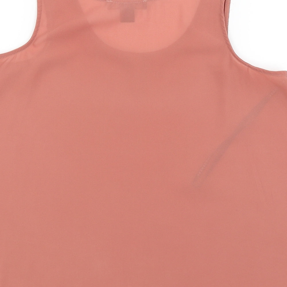 Atmosphere Womens Pink Basic Tank Size 10