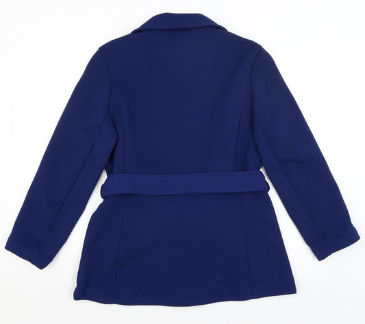 Bickler Womens Blue Jacket Size S