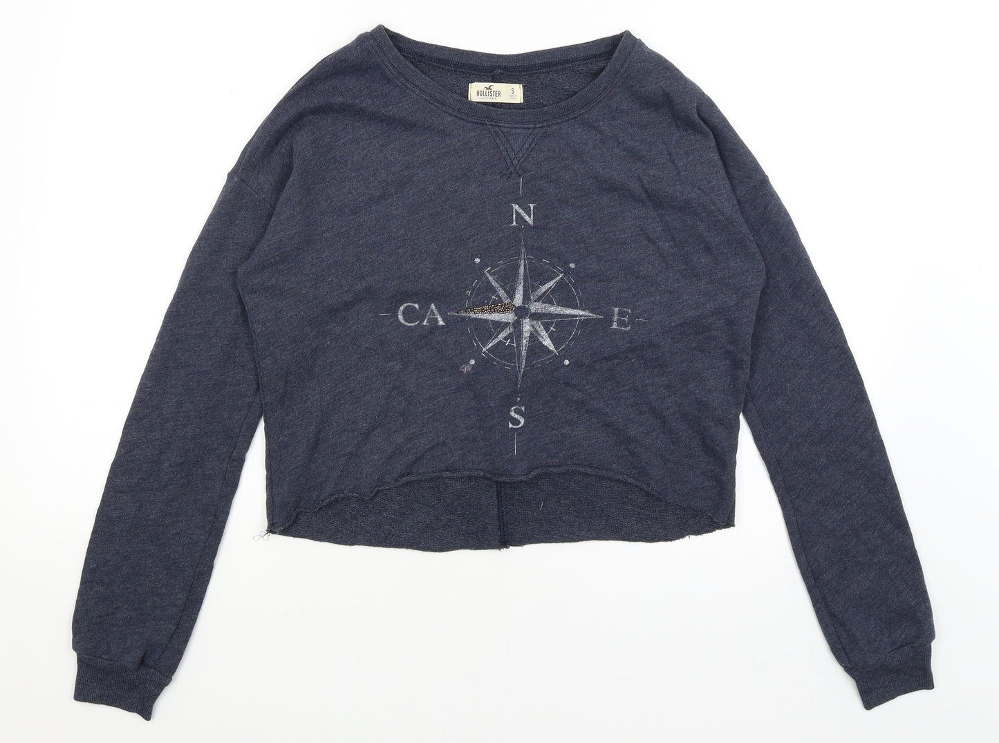 Hollister Womens Blue   Pullover Jumper Size S  - Compass