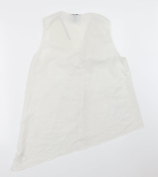H&M Womens White Basic Blouse Size 40