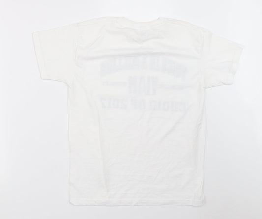 Fruit of the Loom Boys White Basic T-Shirt Size 10-11 Years