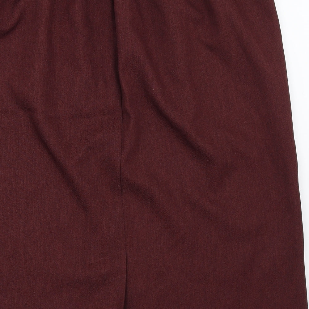 Berkertex Womens Red Straight & Pencil Skirt Size 36 in