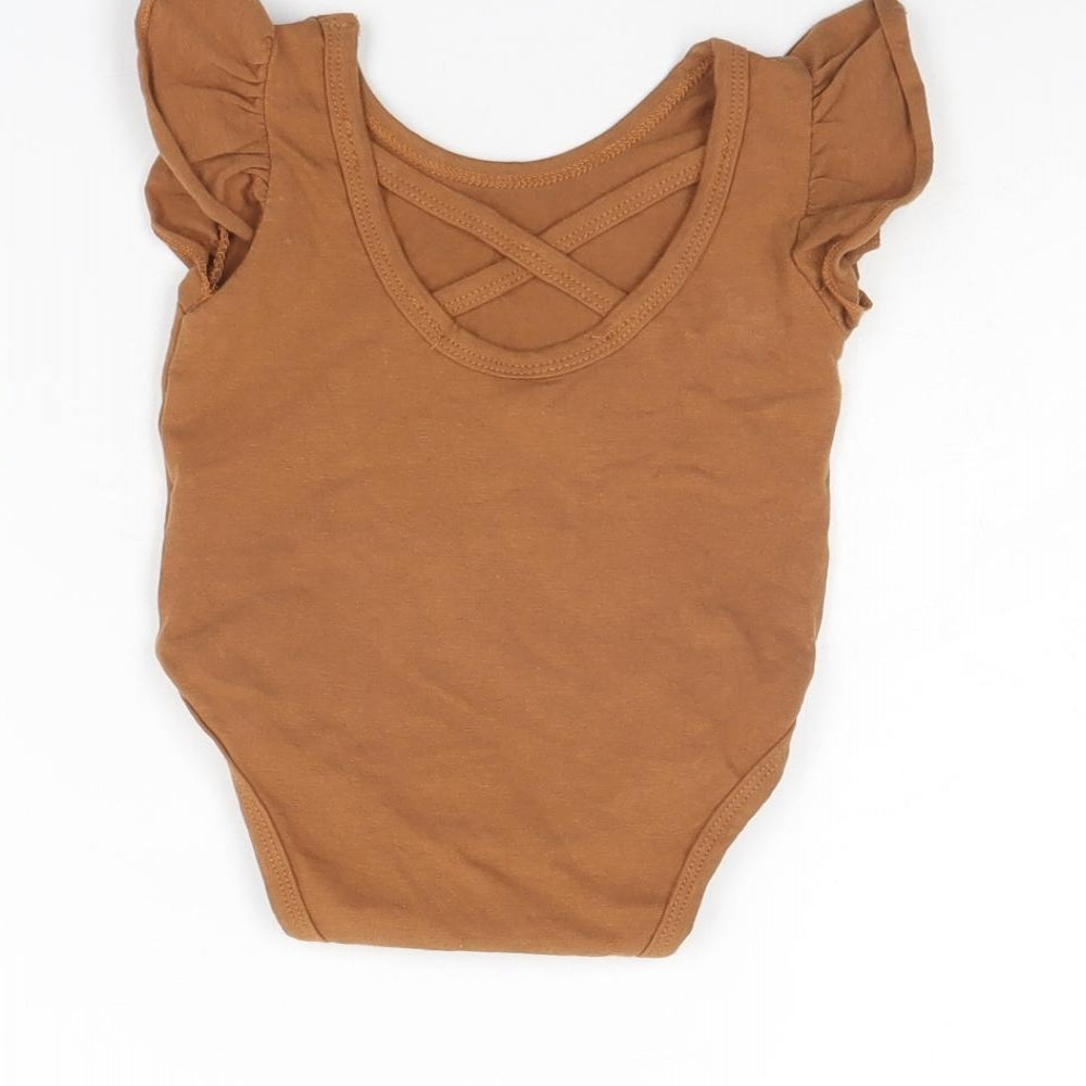 Shein Baby Brown Babygrow One-Piece Size 6-9 Months