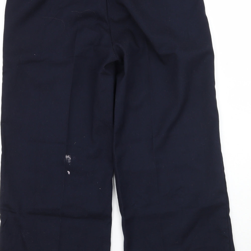 ESMARA Womens Blue Cropped Trousers Size 14 L23.5 in