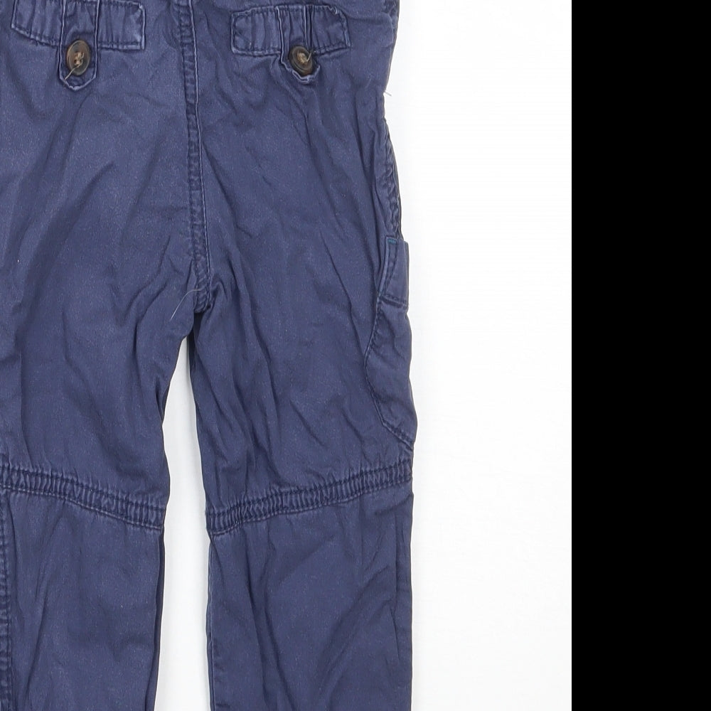M&Co Boys Blue Cargo Trousers Size 18 Months