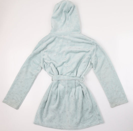 New Look Girls Blue Geometric Kimono Robe Size M