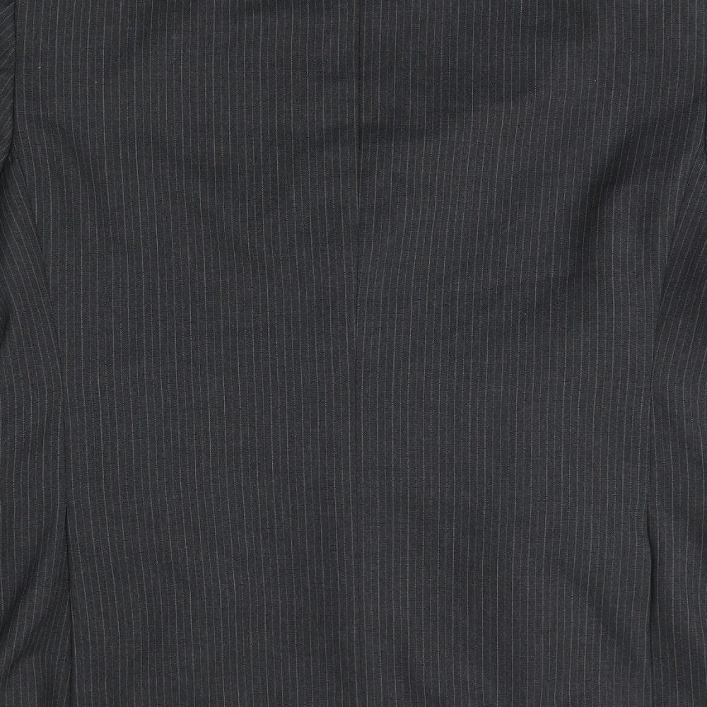 Pinstripe Mens Black Striped Jacket Blazer