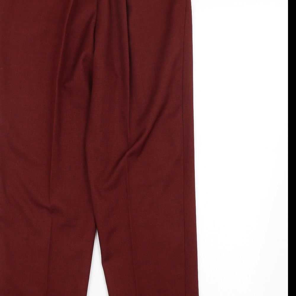 Saira of Manchester Womens Red Trousers Size 14 L28 in