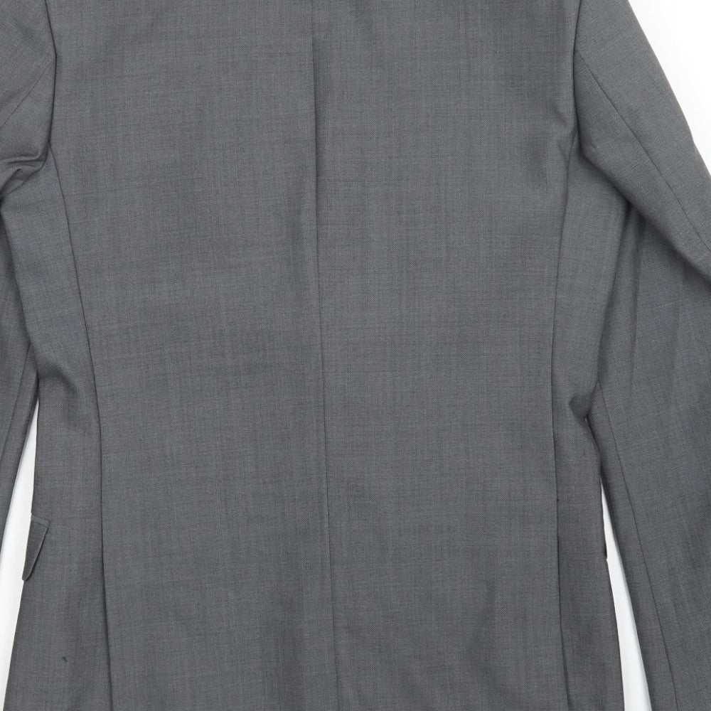 karl jackson Mens Grey Jacket Blazer
