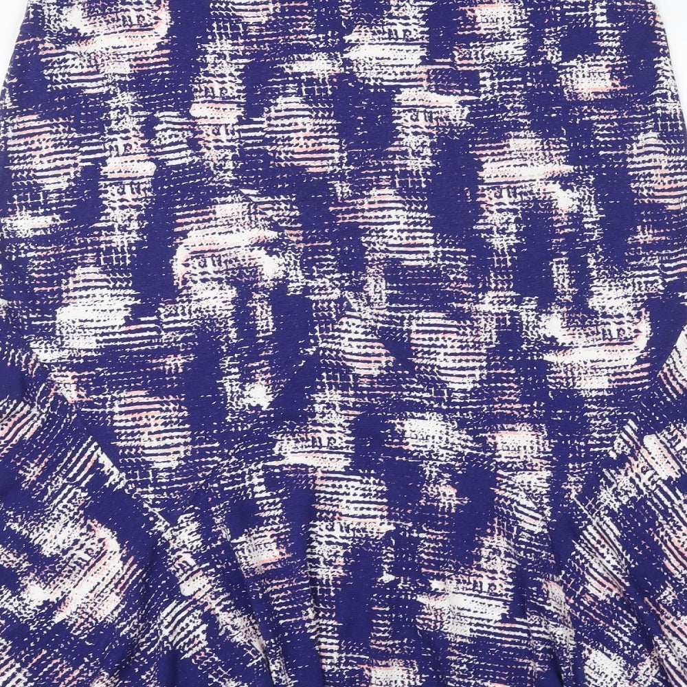 Marks and Spencer Womens Blue Floral Pettiskirt Skirt Size 12
