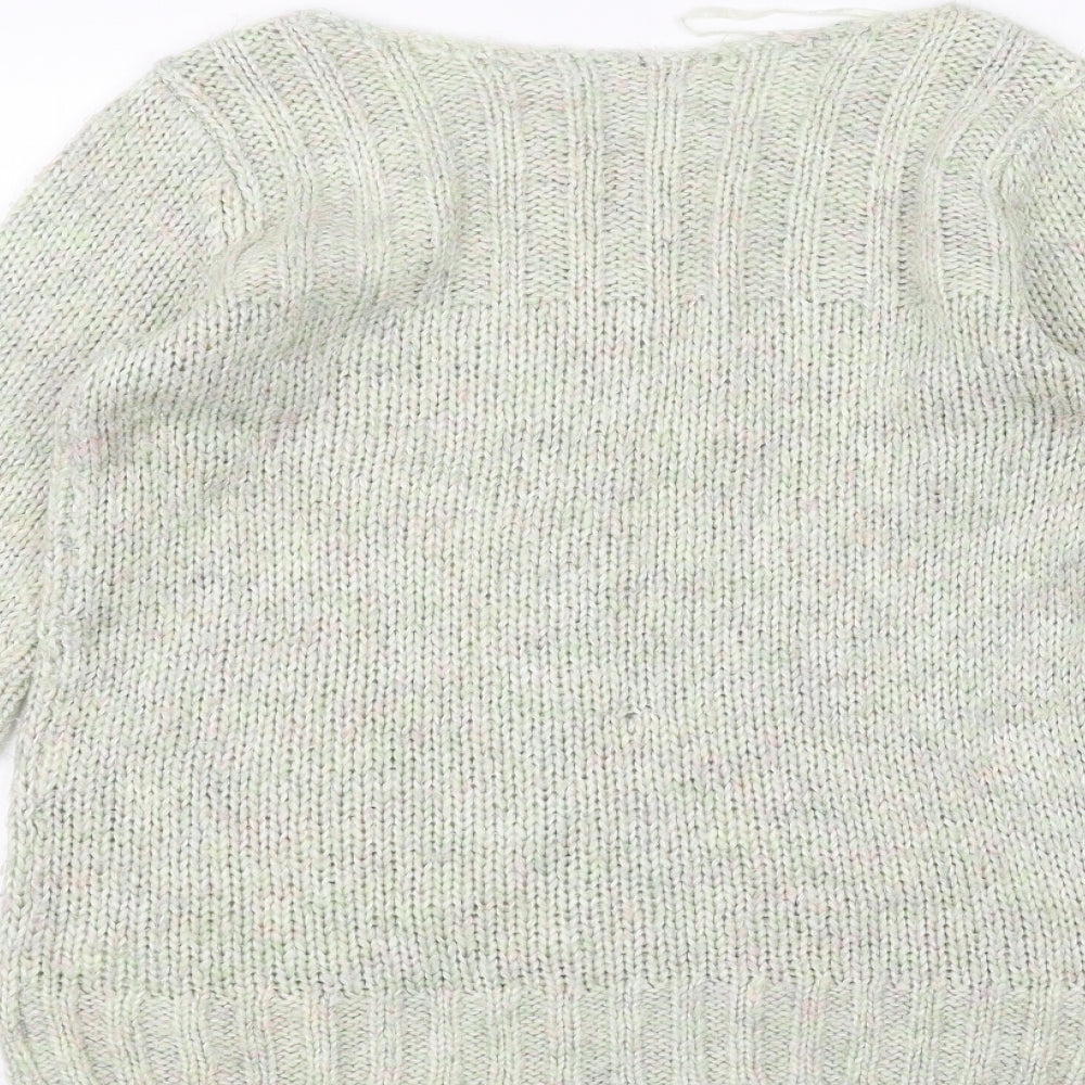 BHS Womens Green Pullover Jumper Size 10