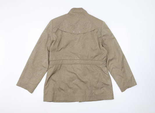 ISLE Womens Brown Jacket Size 12