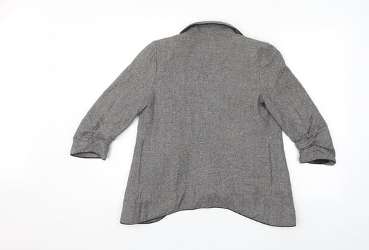 Silence & Noise Womens Grey Jacket Blazer Size XS
