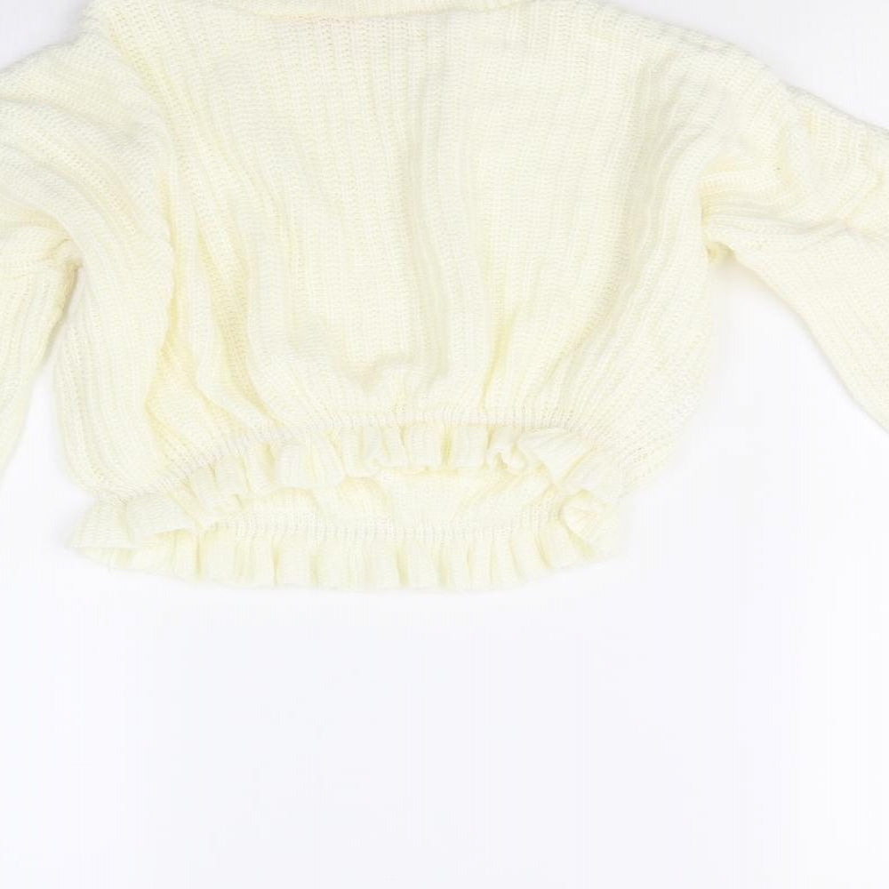 Preworn Womens Ivory Knit Pullover Jumper Size S