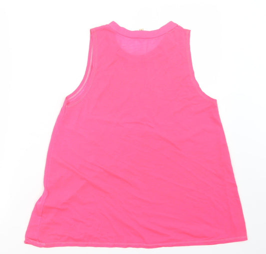 Papaya Womens Pink Basic Tank Size 8