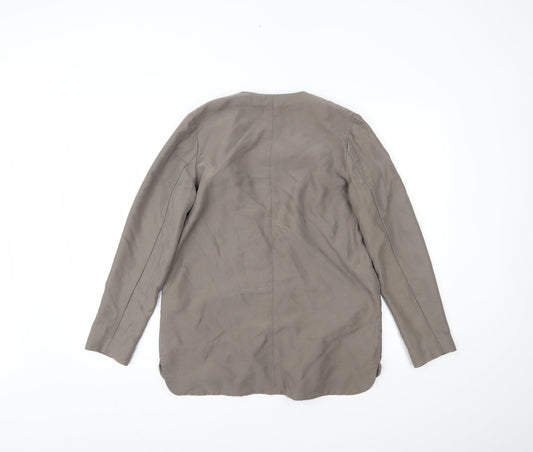 H&M Womens Green Jacket Blazer Size 10