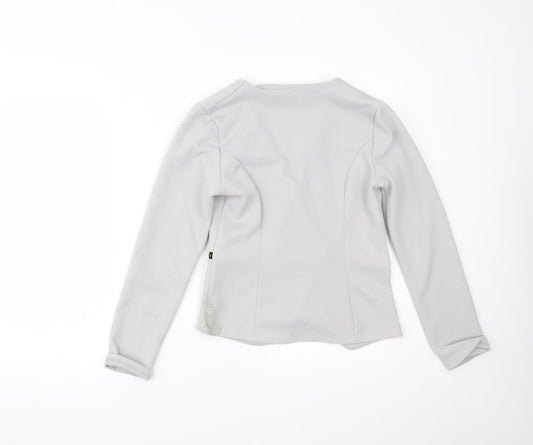 Preworn Womens Grey Jacket Blazer Size M