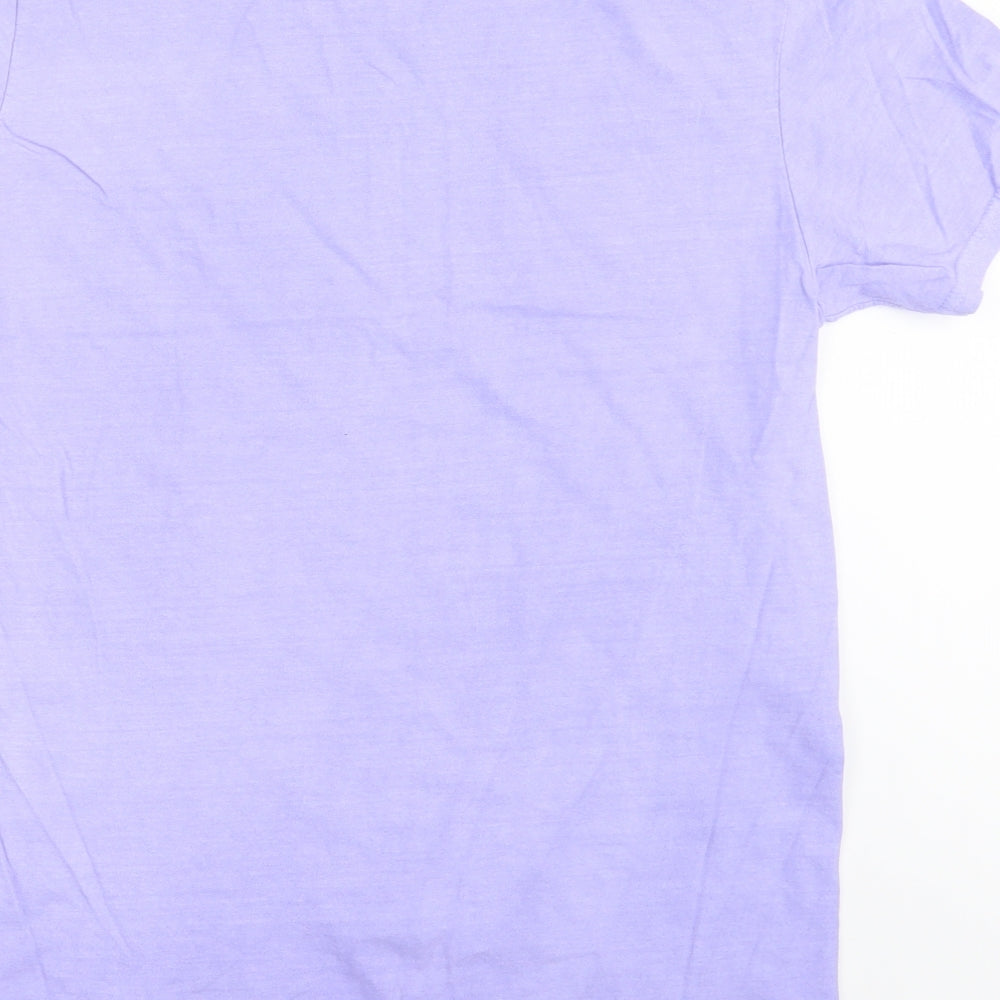 Missguided Womens Blue Basic T-Shirt Size S