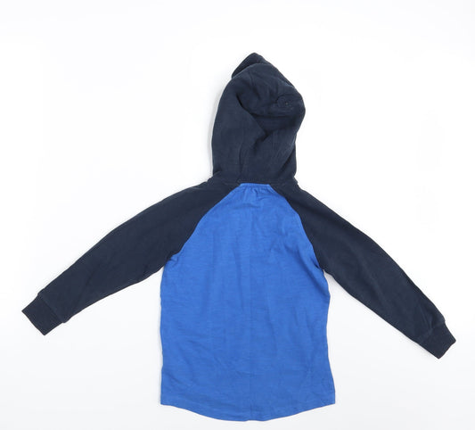 NEXT Boys Blue Pullover Hoodie Size 6 Years
