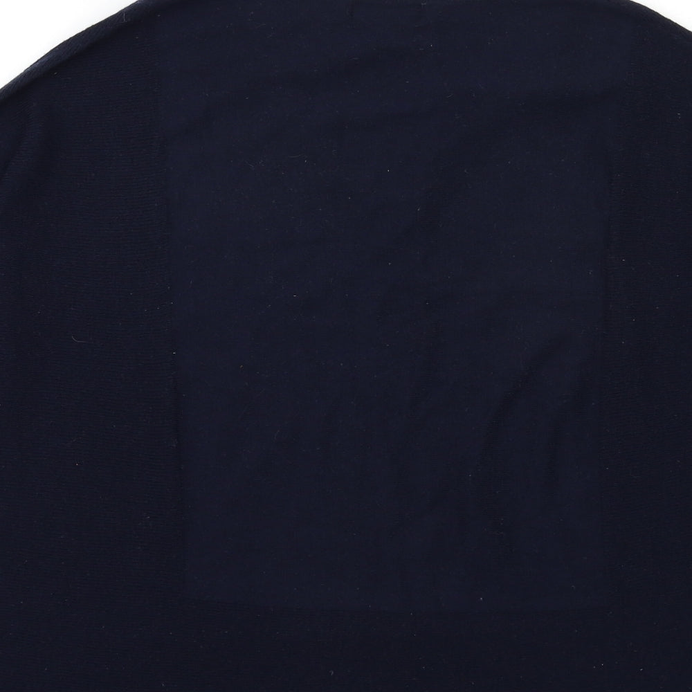 Topshop Womens Blue Knit Pullover Jumper Size 8