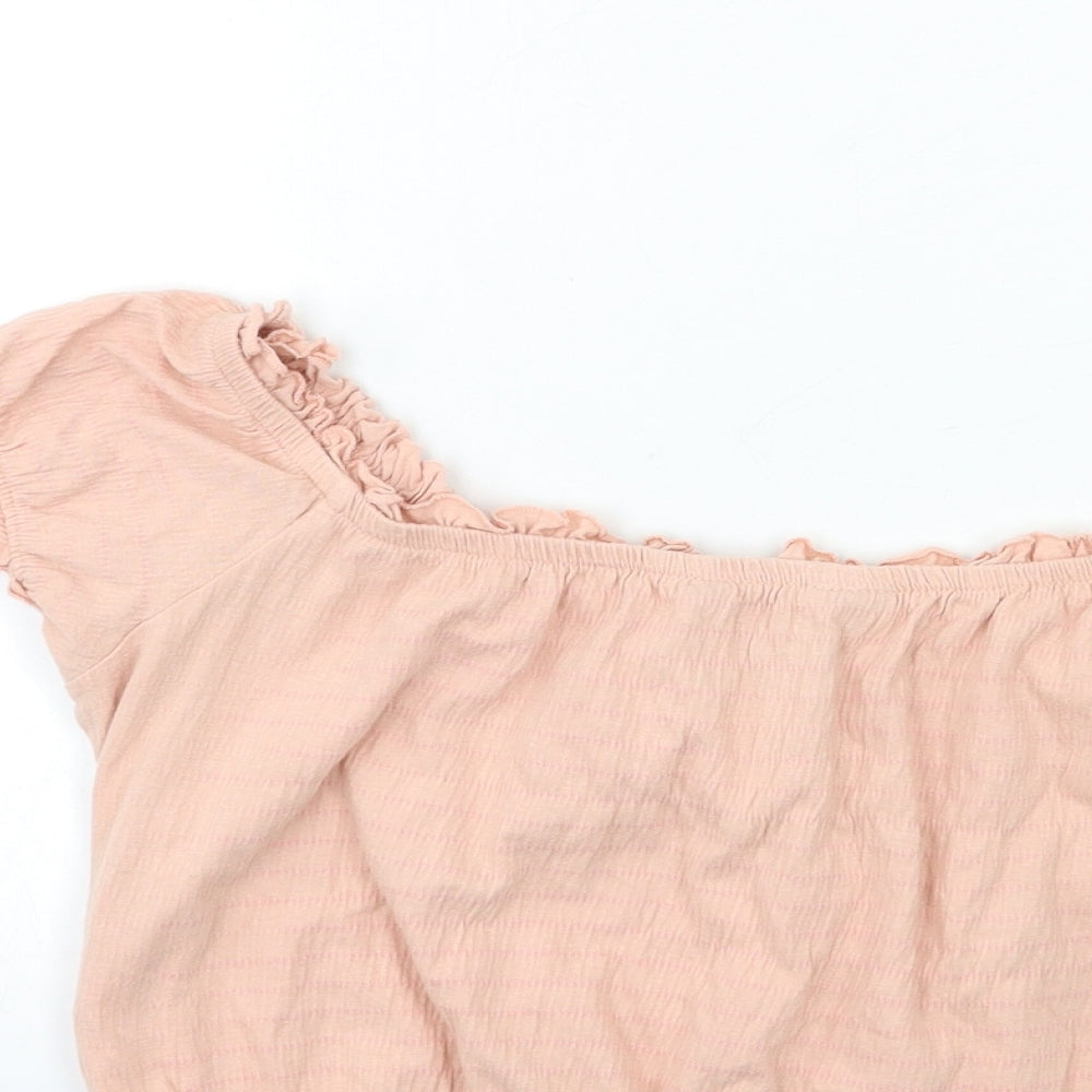 New Look Womens Pink Basic T-Shirt Size 14