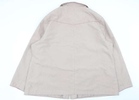 BM Womens Pink Jacket Coat Size XL